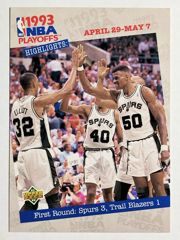 1993-94 Upper Deck #183 David Robinson/Sean Elliott PO