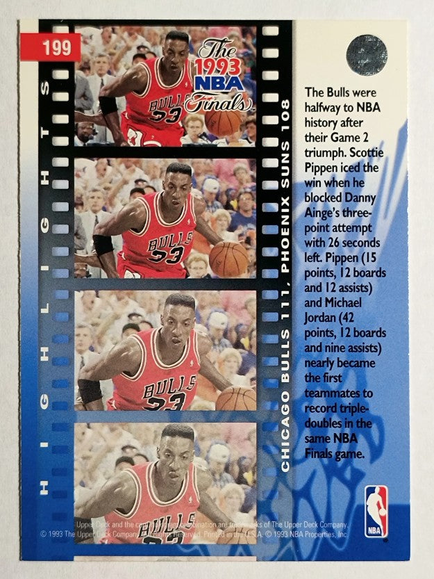 1993-94 Upper Deck #199 Scottie Pippen FIN (NM)