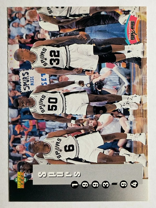 1993-94 Upper Deck #233 Spurs David Robinson/Avery Johnson/Sean Elliott