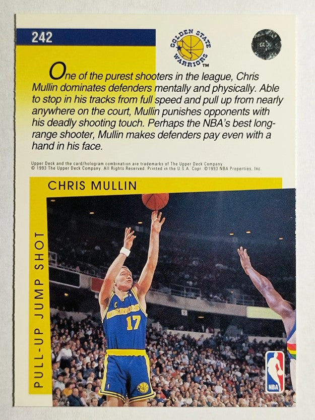 1993-94 Upper Deck #242 Chris Mullin SM