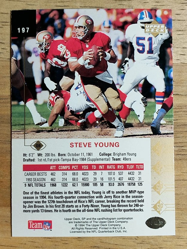 1994 SP #197 Steve Young