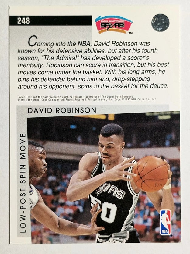 1993-94 Upper Deck #248 David Robinson SM