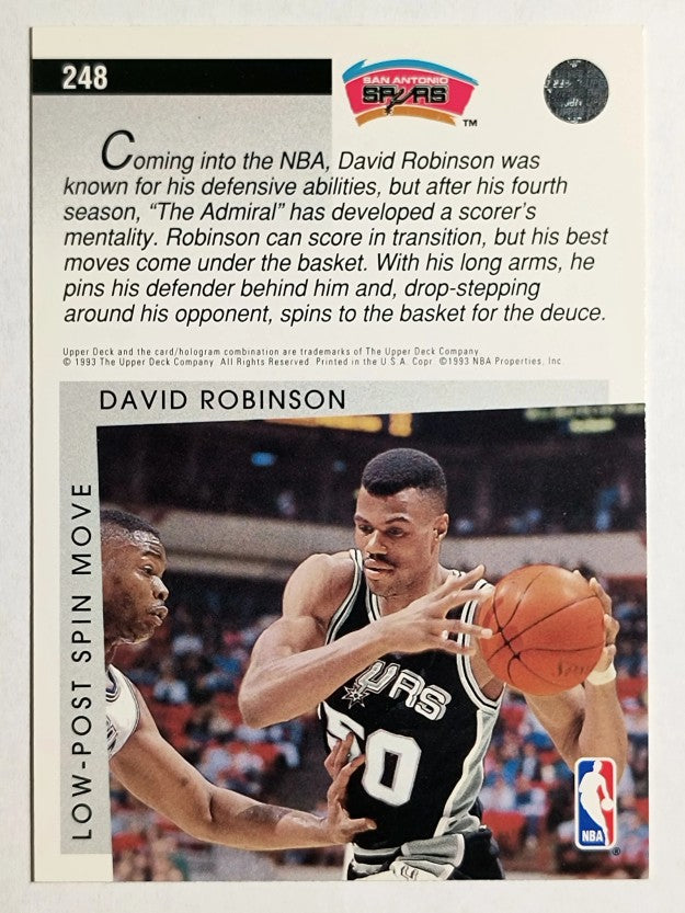 1993-94 Upper Deck #248 David Robinson SM