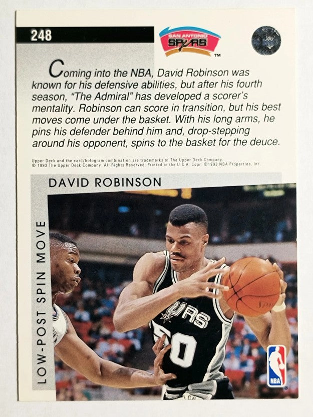1993-94 Upper Deck #248 David Robinson SM (NM)