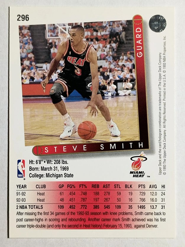 1993-94 Upper Deck #296 Steve Smith