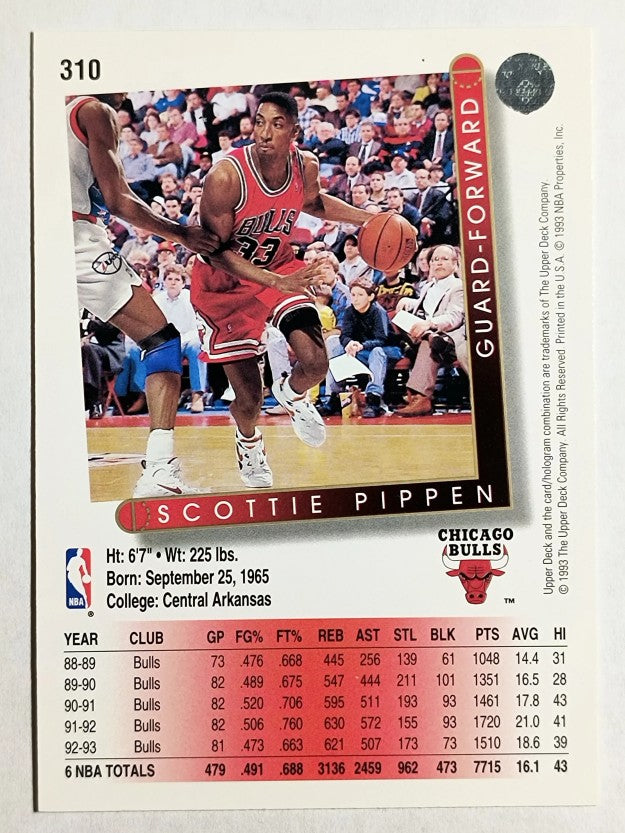 1993-94 Upper Deck #310 Scottie Pippen