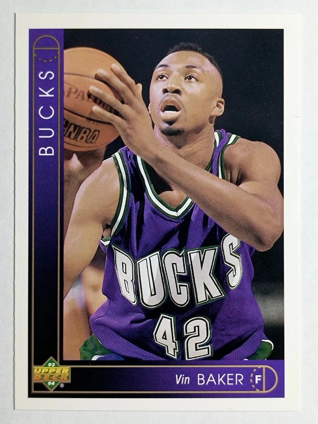 1993-94 Upper Deck #330 Vin Baker RC