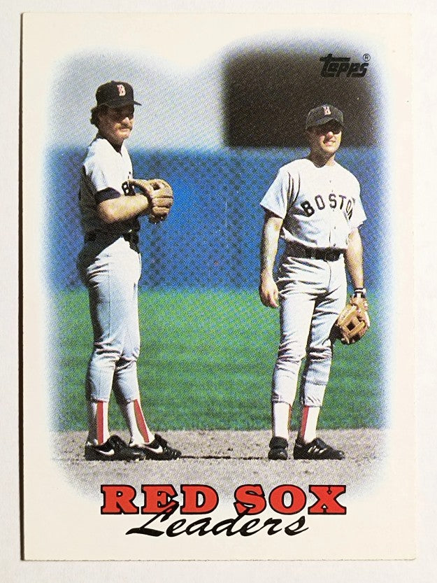 1988 Topps #21 Wade Boggs/Spike Owen TL