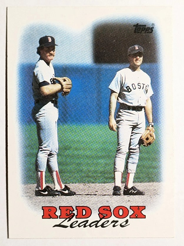 1988 Topps #21 Wade Boggs/Spike Owen TL
