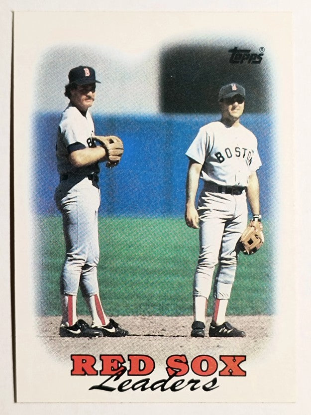 1988 Topps #21 Wade Boggs/Spike Owen TL