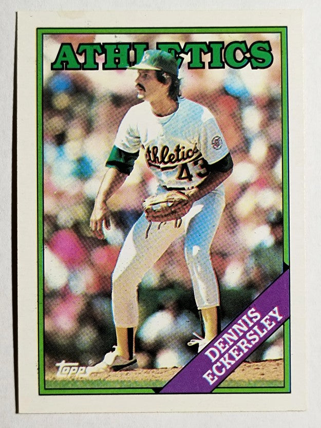 1988 Topps #72 Dennis Eckersley