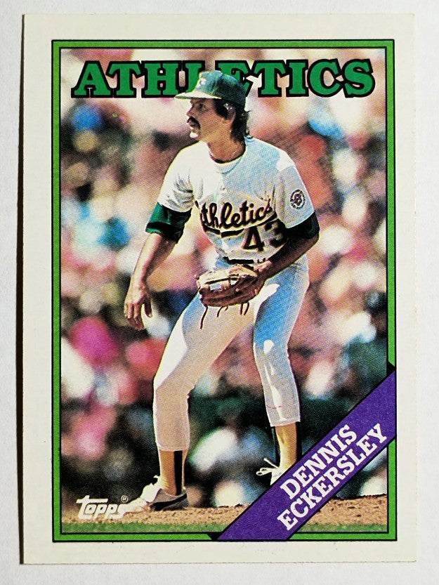 1988 Topps #72 Dennis Eckersley
