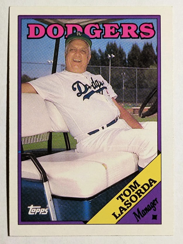 1988 Topps #74 Tom Lasorda MG