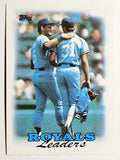 1988 Topps #141 George Brett/Bret Saberhagen TL