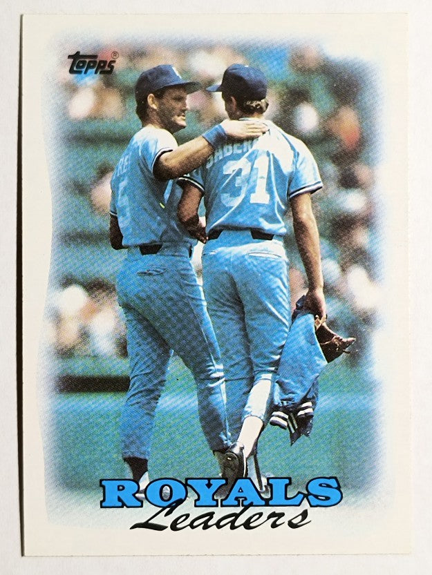 1988 Topps #141 George Brett/Bret Saberhagen TL