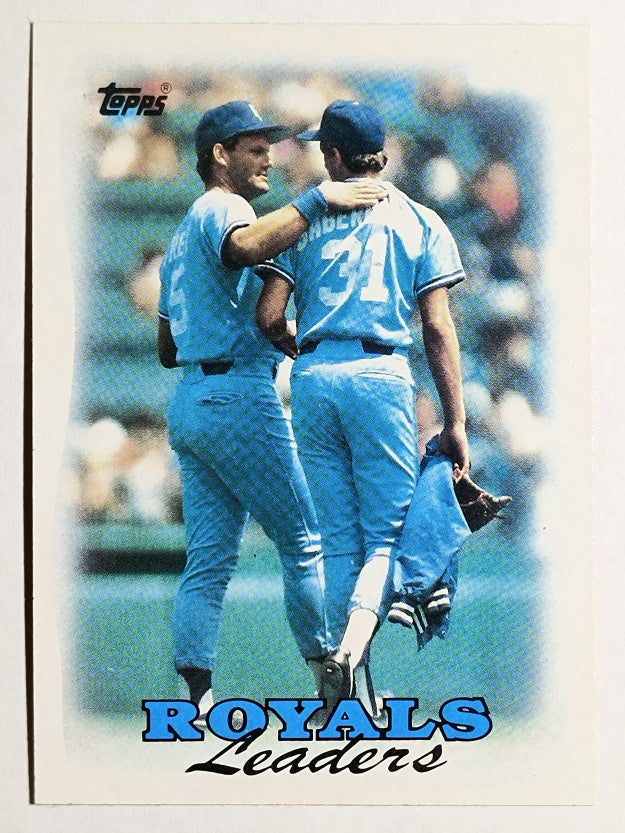 1988 Topps #141 George Brett/Bret Saberhagen TL