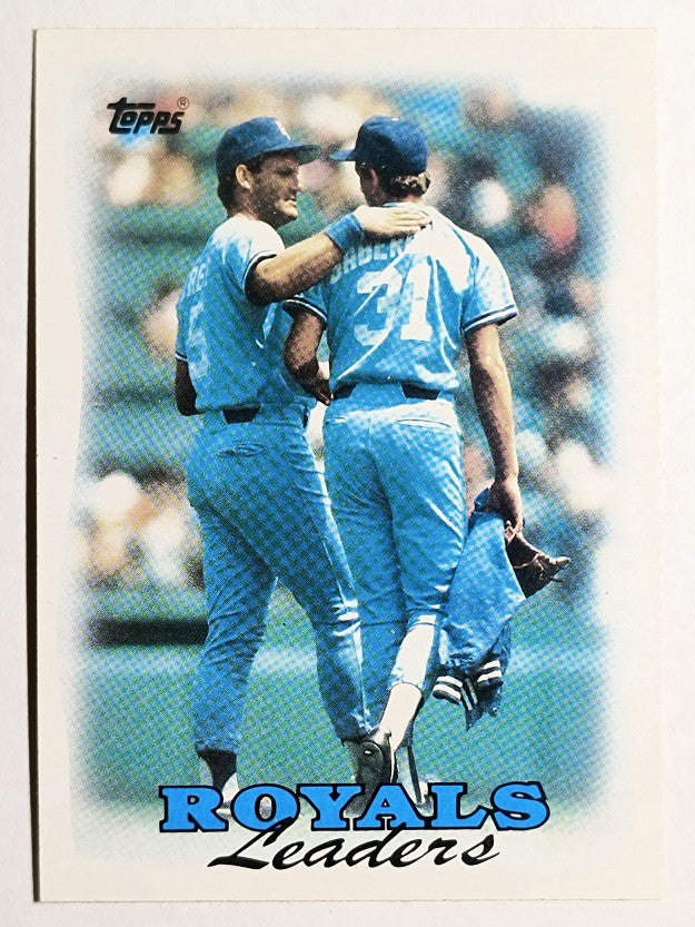 1988 Topps #141 George Brett/Bret Saberhagen TL