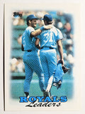 1988 Topps #141 George Brett/Bret Saberhagen TL