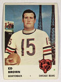 1961 Fleer #1 Ed Brown (VGEX)