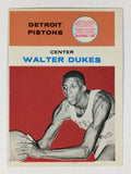 1961-62 Fleer #11 Walter Dukes (VG)