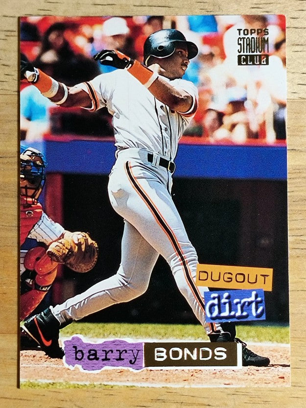 1994 Stadium Club Dugout Dirt #6 Barry Bonds