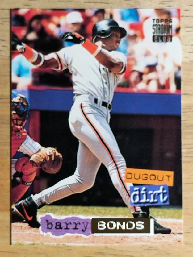 1994 Stadium Club Dugout Dirt #6 Barry Bonds