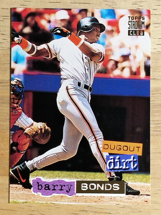 1994 Stadium Club Dugout Dirt #6 Barry Bonds