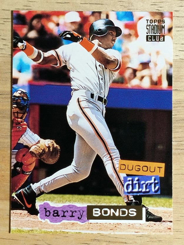 1994 Stadium Club Dugout Dirt #6 Barry Bonds