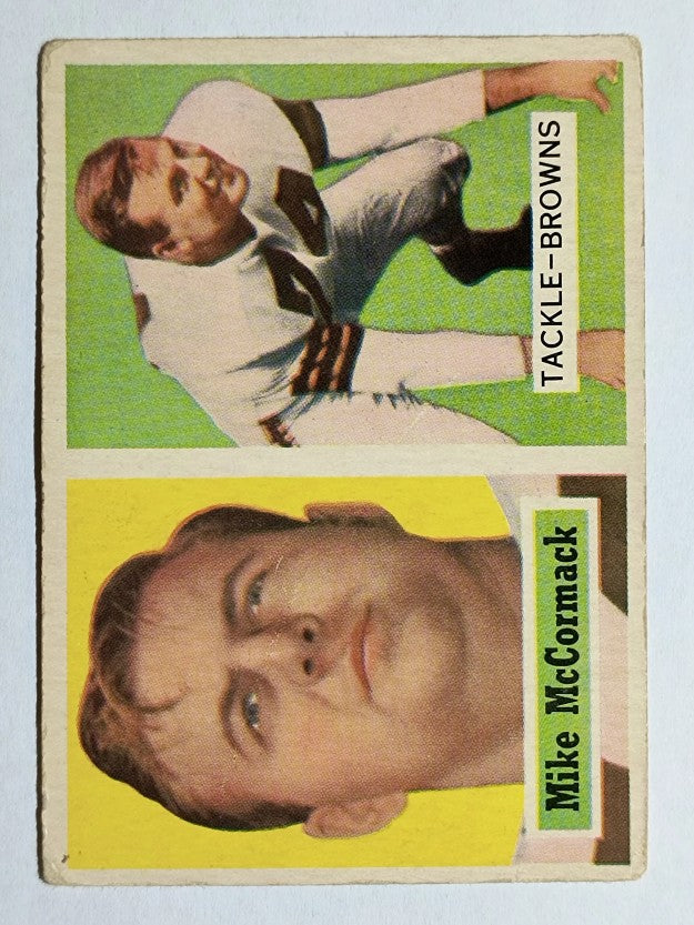 1957 Topps #3 Mike McCormack (VG)