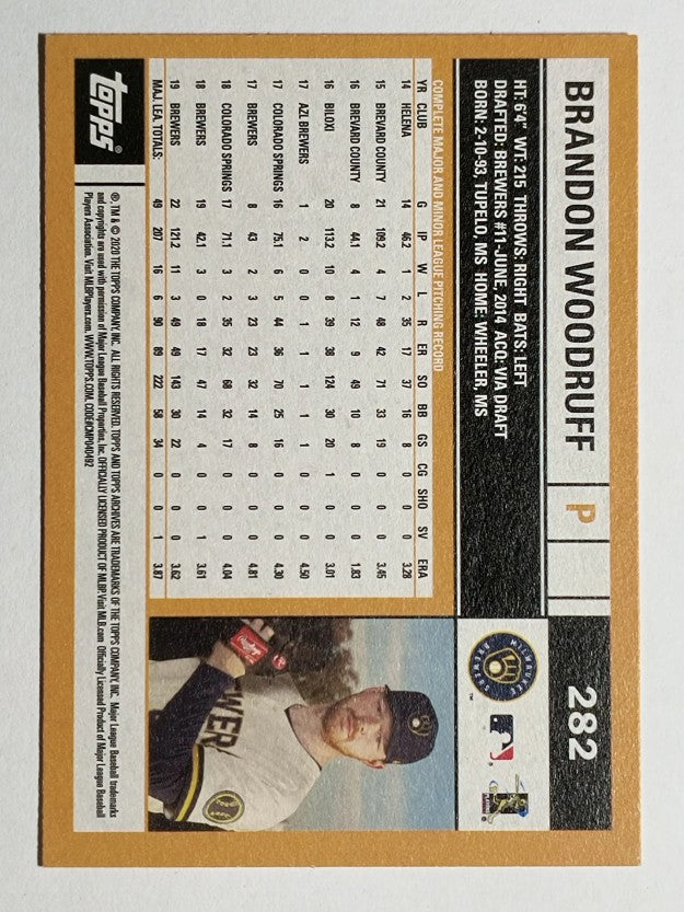 2020 Topps Archives #282 Brandon Woodruff