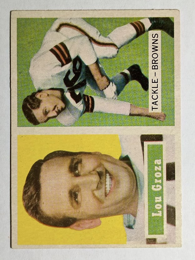 1957 Topps #28 Lou Groza (EX)