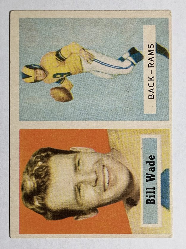 1957 Topps #34 Bill Wade (EX)