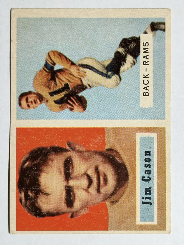 1957 Topps #143 Jim Cason DP RC (VG)