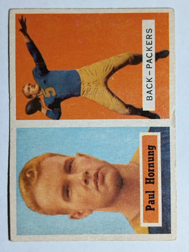 1957 Topps #151 Paul Hornung RC (VGEX)