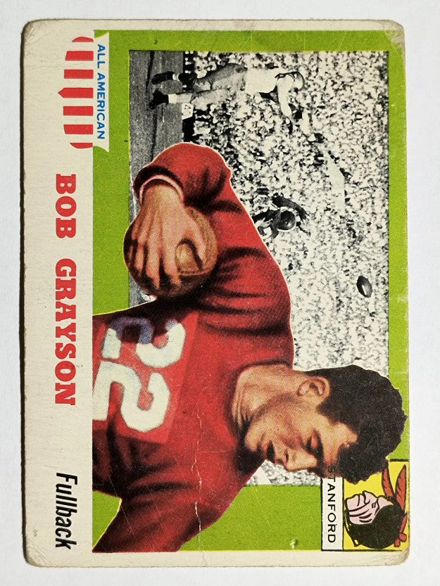 1955 Topps All American #5 Bobby Grayson RC (VG)