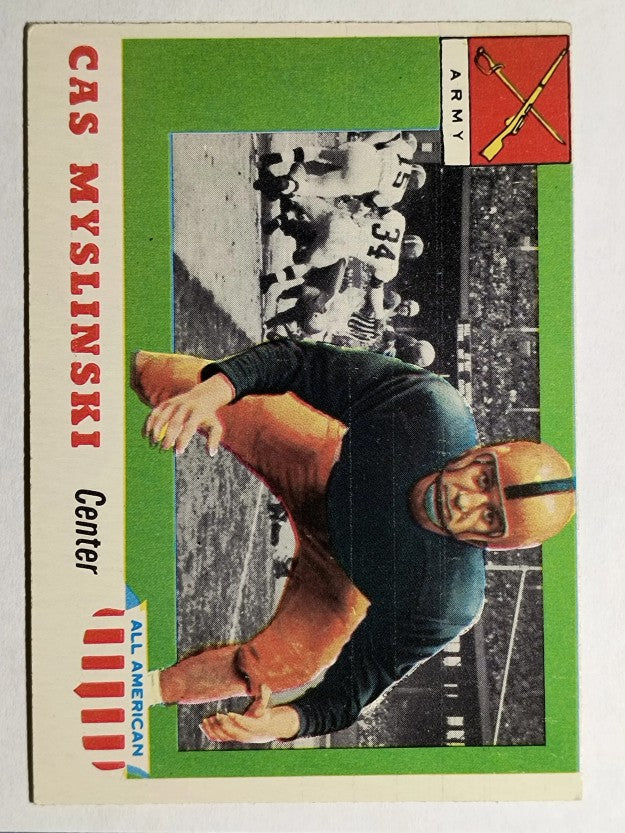 1955 Topps All American #25 Casimir Myslinski SP RC (EX)