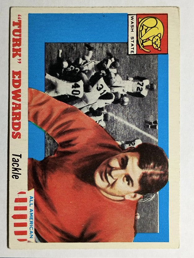 1955 Topps All American #36 Turk Edwards SP (VGEX)