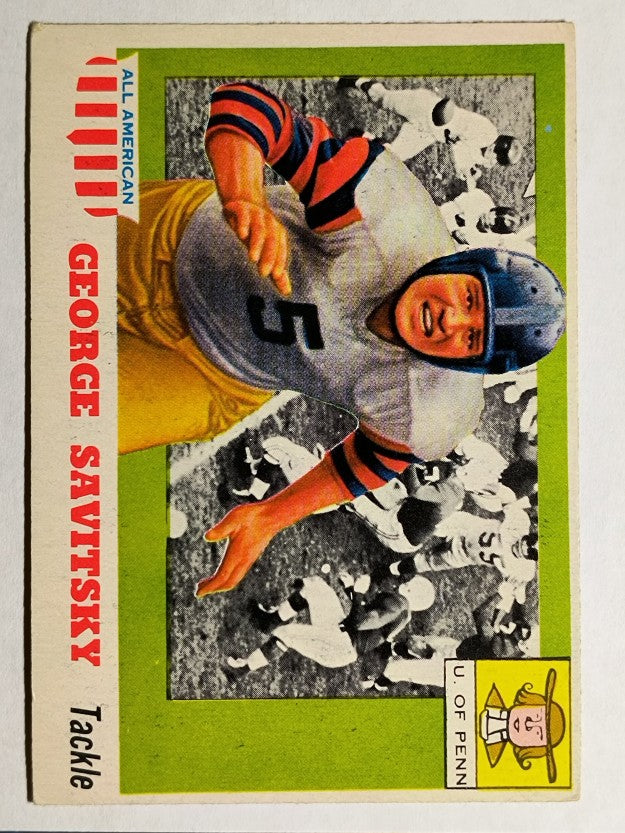 1955 Topps All American #43 George Savitsky (VGEX)