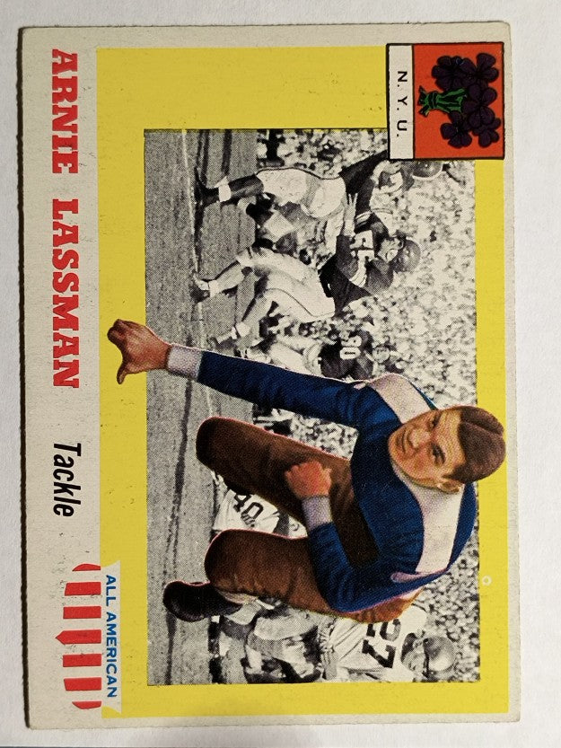 1955 Topps All American #46 Arnold Lassman RC (EX)