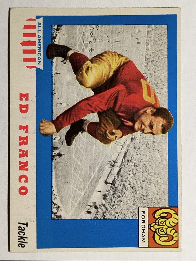 1955 Topps All American #58 Ed Franco RC (EX)