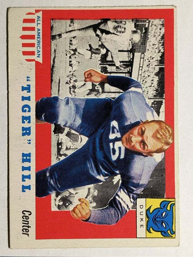 1955 Topps All American #60 Dan Hill RC (VGEX)