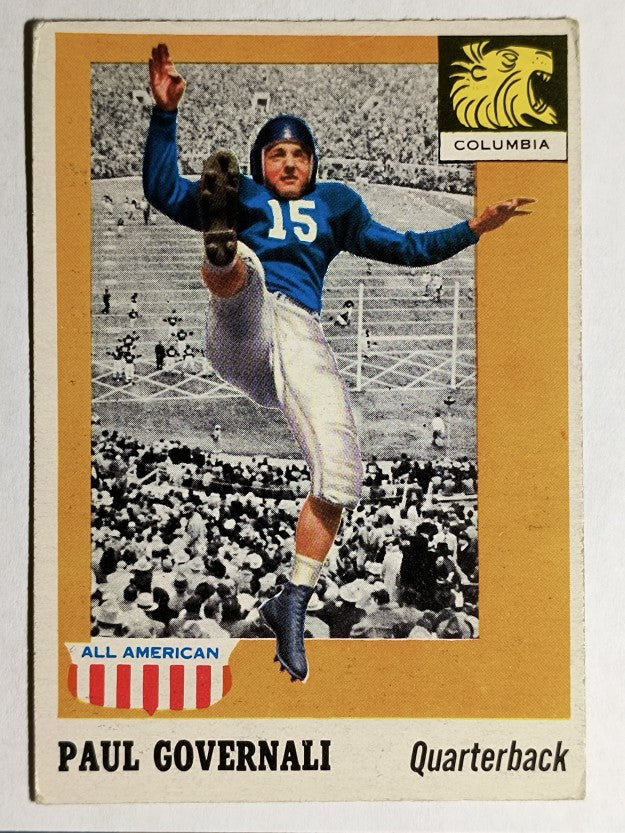 1955 Topps All American #73 Paul Governali RC (VG)