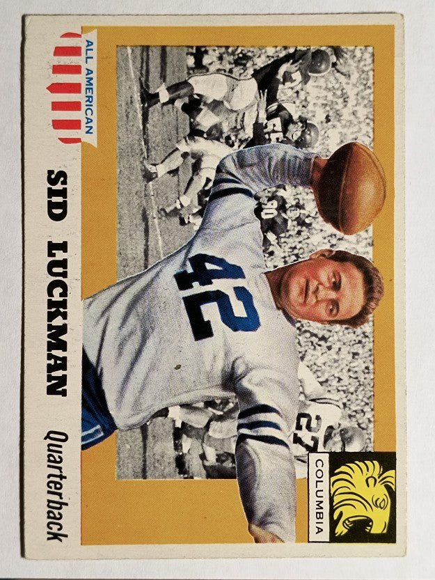 1955 Topps All American #85 Sid Luckman (EX)