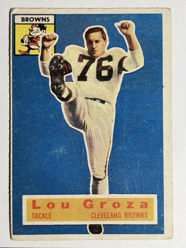 1956 Topps #9 Lou Groza (VGEX)