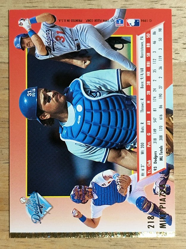 1994 Ultra #218 Mike Piazza