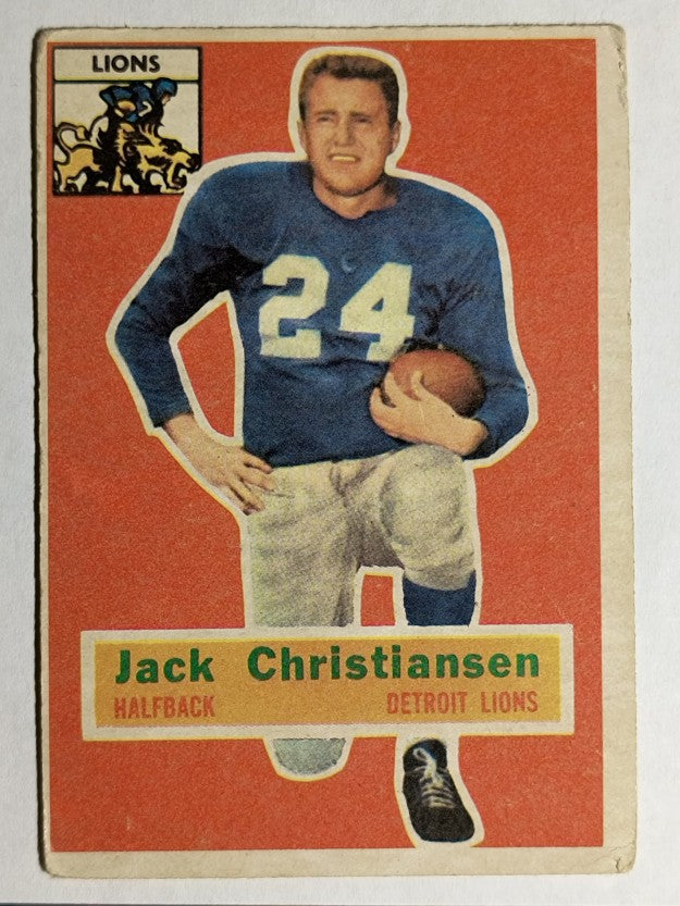 1956 Topps #20 Jack Christiansen (VG)