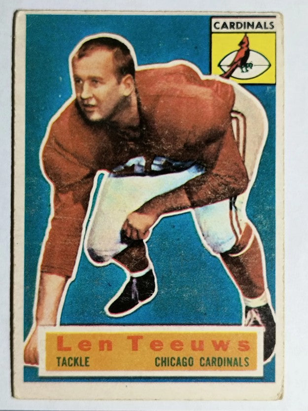 1956 Topps #46 Len Teeuws SP RC (VG)
