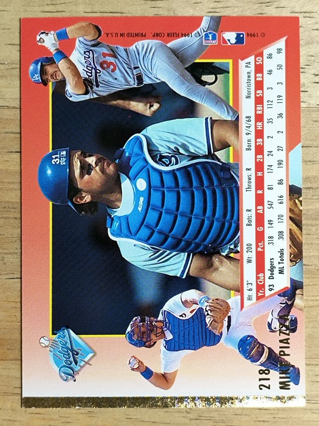 1994 Ultra #218 Mike Piazza