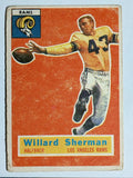 1956 Topps #66 Willard Sherman RC (VG)