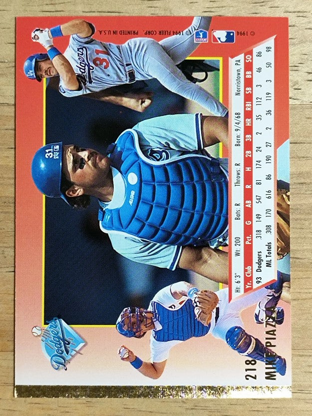 1994 Ultra #218 Mike Piazza